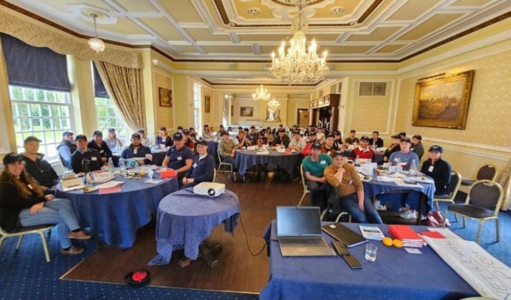A room of delegates from the EiD programme.